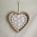Rustic Lace Hanging Ornament