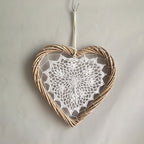 Rustic Lace Hanging Ornament