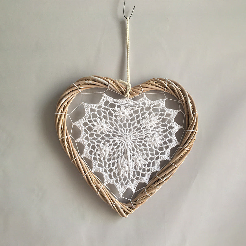 Rustic Lace Hanging Ornament