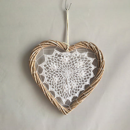 Rustic Lace Hanging Ornament