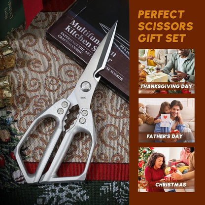 🔥Japanese Steel 7-in-1 Multifunction Kitchen Shears