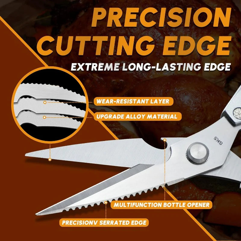 🔥Japanese Steel 7-in-1 Multifunction Kitchen Shears