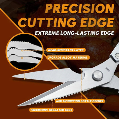 🔥Japanese Steel 7-in-1 Multifunction Kitchen Shears