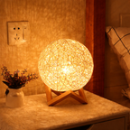 Rattan Ball Table Lamp