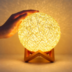 Rattan Ball Table Lamp