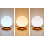 Modern Round Glass Table Lamp