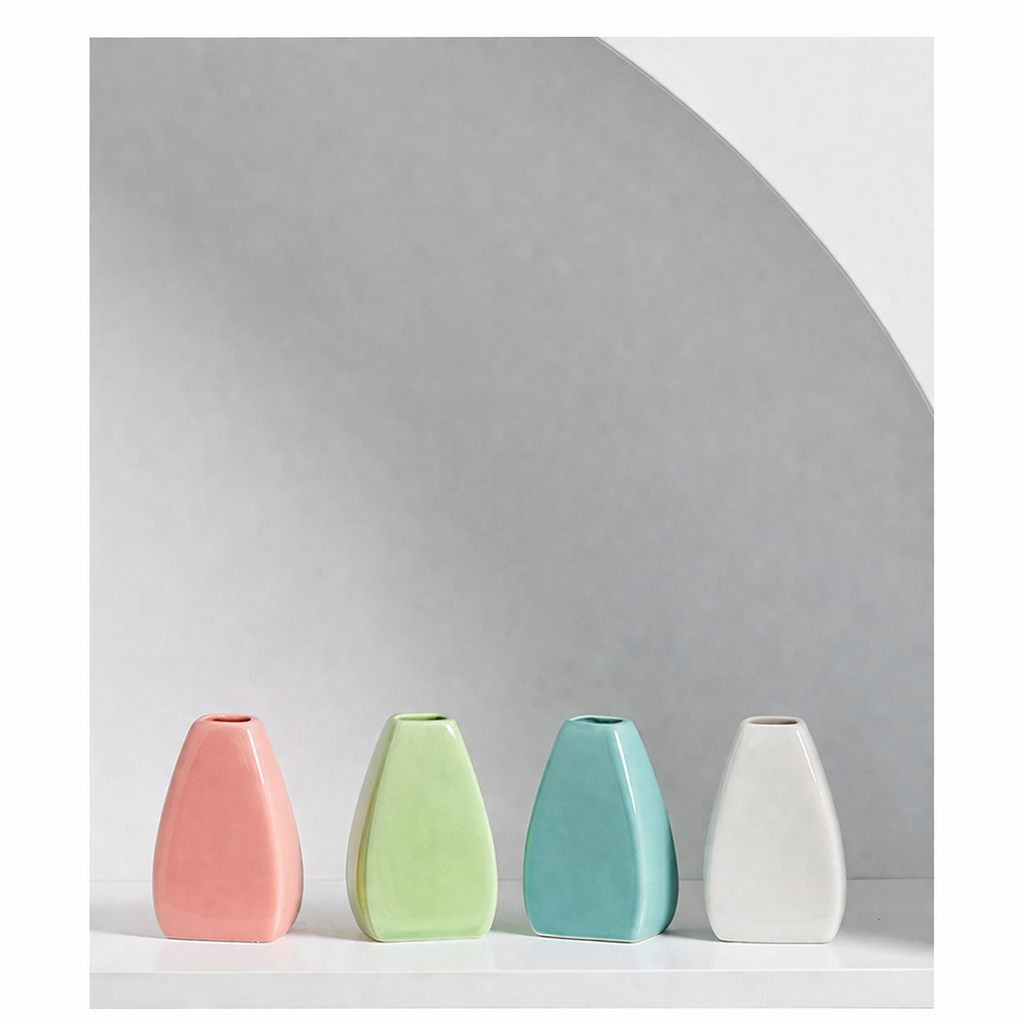Mini Square Ceramic Vase