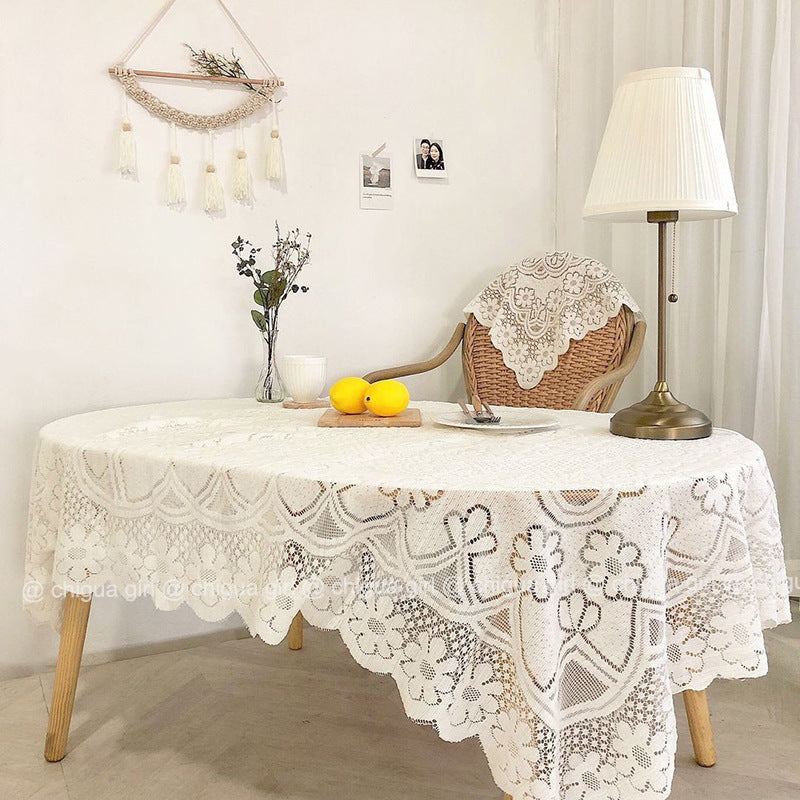 Round Lace Tablecloth