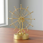 Golden Ferris Wheel Decorative Sculpture