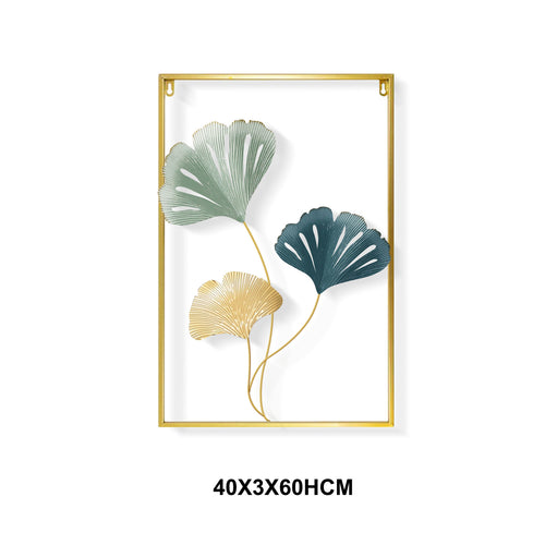 3D Metal Botanical Wall Art