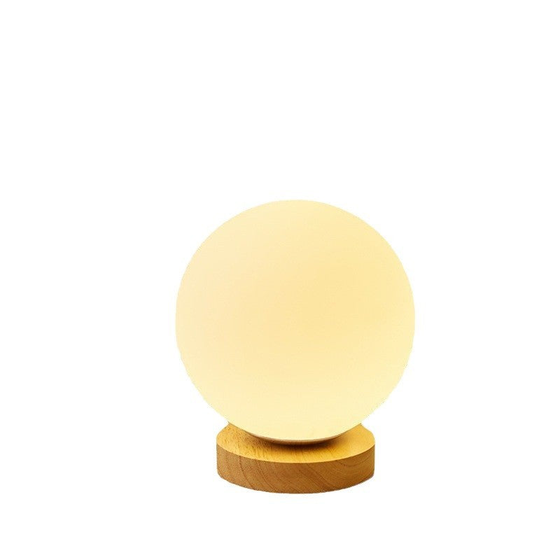 Modern Round Glass Table Lamp