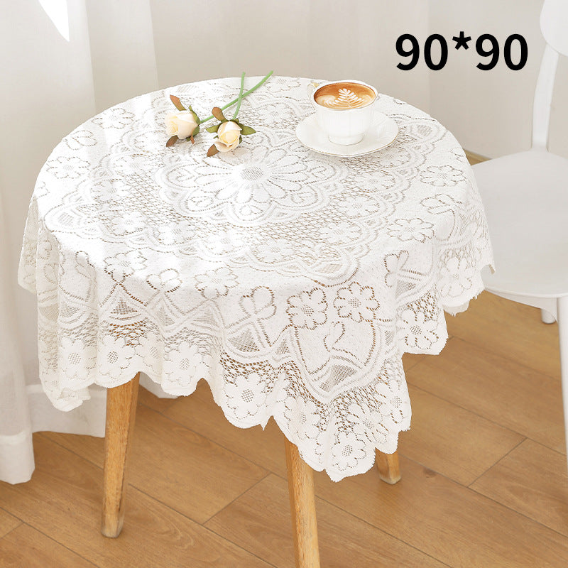Round Lace Tablecloth