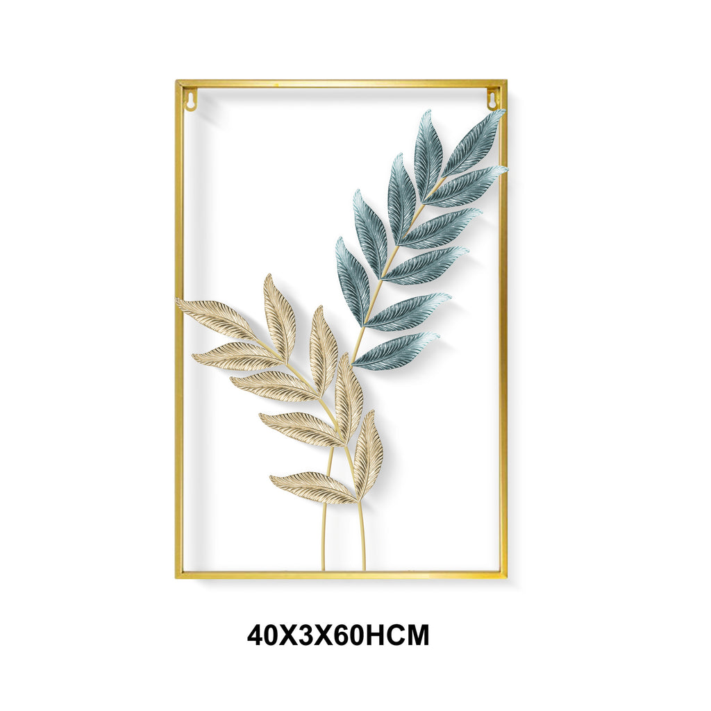 3D Metal Botanical Wall Art