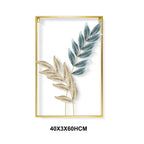 3D Metal Botanical Wall Art