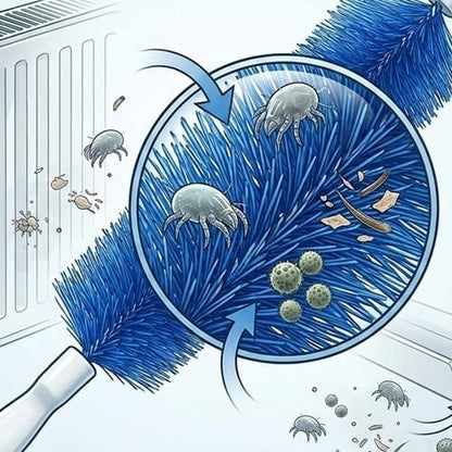 Bendable Microfiber Head,Reusable Dust Remover
